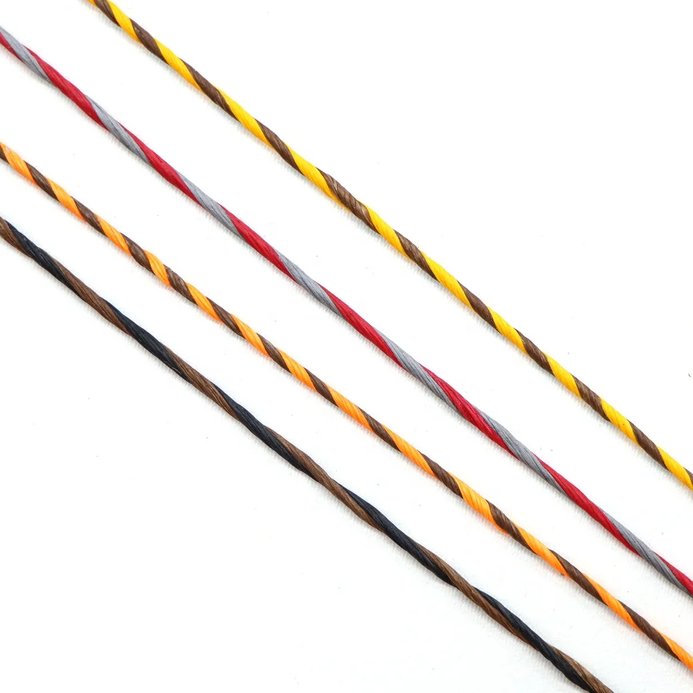 Archery Supplier Bcy D97 Long Bow String 62" Black And Brown Flemish Hunting Bowstring Buy