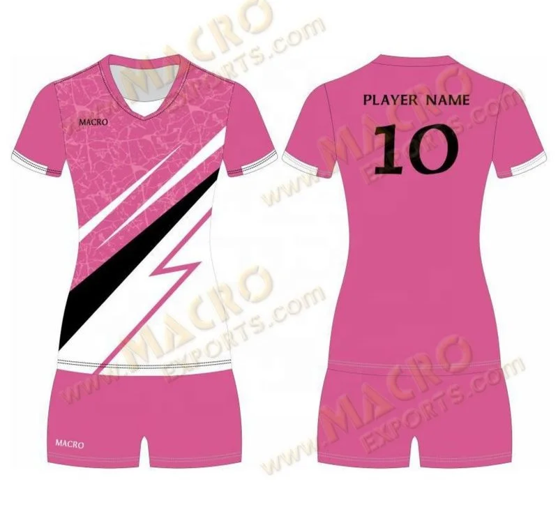 Girls Volleyball Jersey Hot Sale Volleyball Uniform Full Sublimated ...