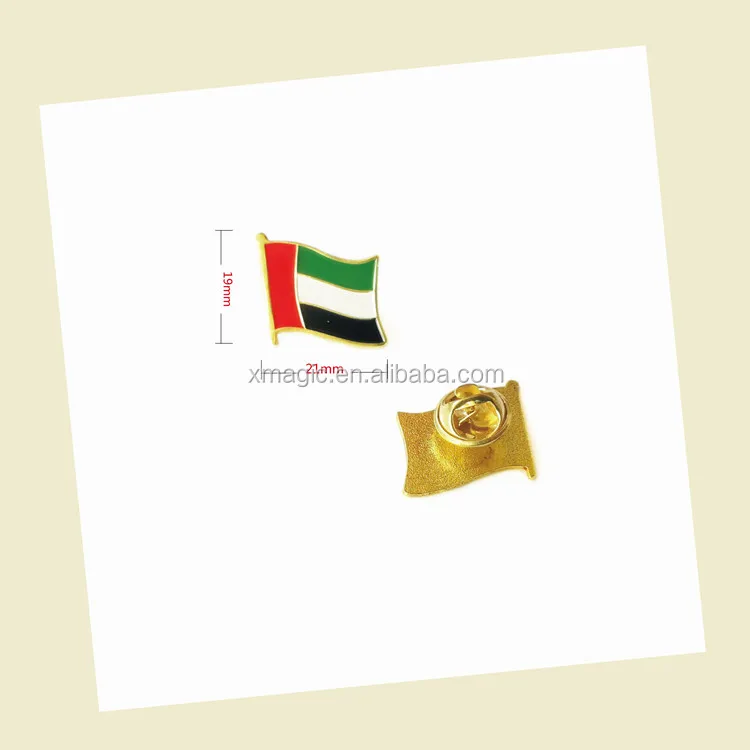 United Arab Emirates Uae National Flag Pin Badge Flag Lapel Pin Buy