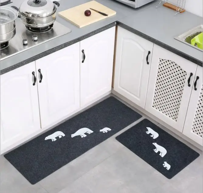 厂家批发一件代厨房套装吸水吸油防滑地垫家用门垫长条地毯 - buy