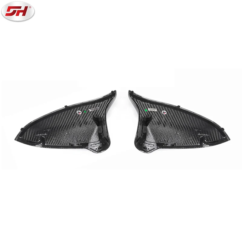factory price dry carbon fiber replacement mirror cover side wing rearview cover for BMW 3 series F80 F82 F83 F87