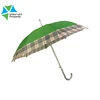 Green connecting edge aluminum shaft straight umbrella for rain