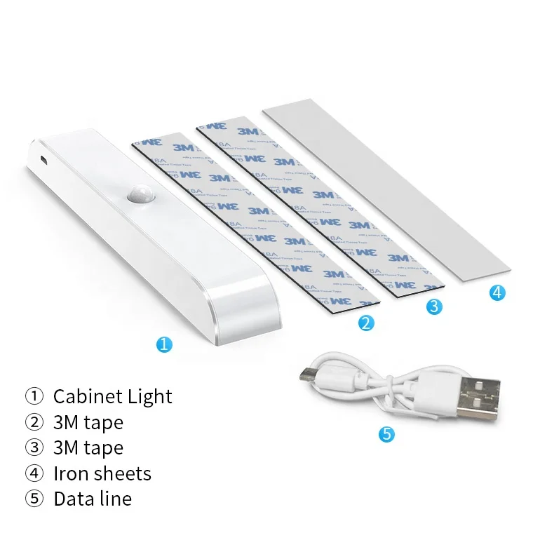 Battery powered LED flood light motion sensor waterproof led strip light night lights for home