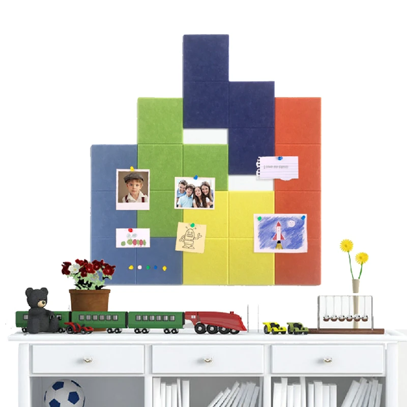 
Fieltro Manualidades Costura Crafts 9mm Felt Fabric Interesting Tetris Handmade Designer DIY Wall Decoration 