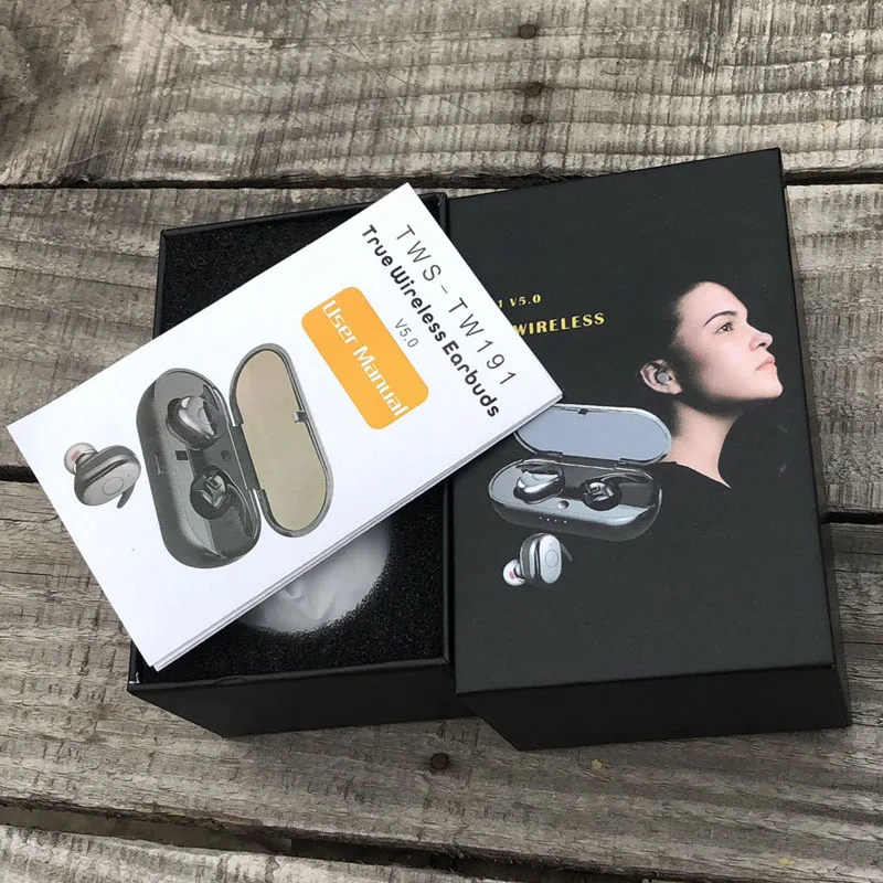 New arrival 191 TWS True earbuds wireless headphones with clear sound charging box - ANKUX.COM