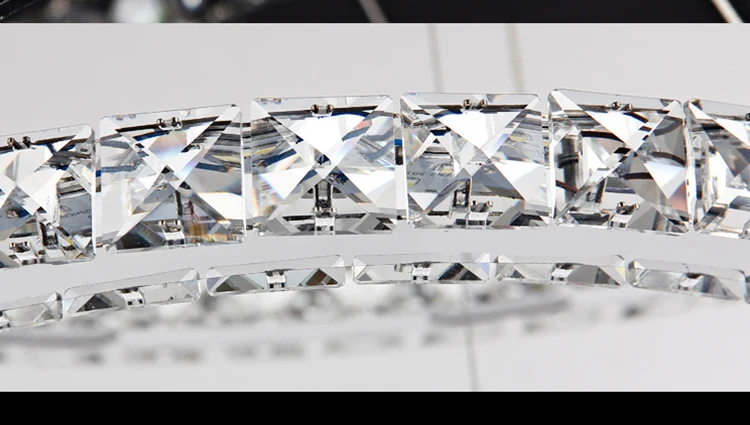 Nice crystal round ring chandeliers pendant lights LED modern crystal chandelier lighting