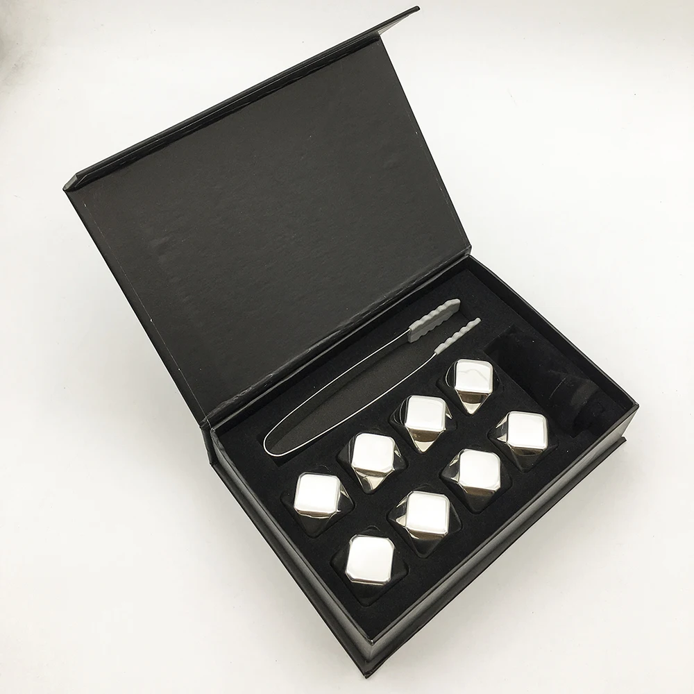 Factory direct customised rhombus shape drink beer wine cooler ice cubes