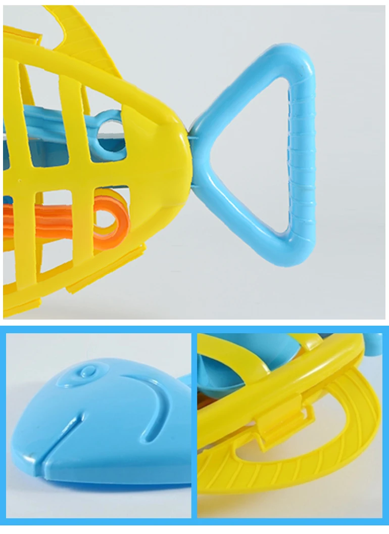 Eco plastic fish shape beach sand toys play set for kids.jpg