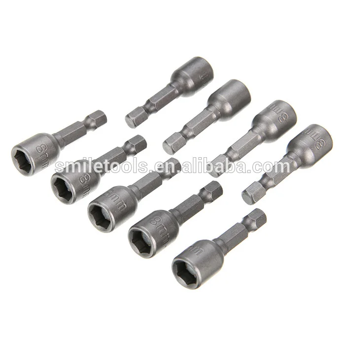 Impact Nut Driver Socket Set Metric 6mm19mm Impact Grade Nut