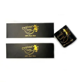 Custom Hair Packaging Tags And Labels For Bundles Of Hair Buy