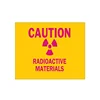 7" X 10" Legend "Caution Radioactive Materials (with Picto)" warning signs radioactive Aluminum Radiation & Laser Sign