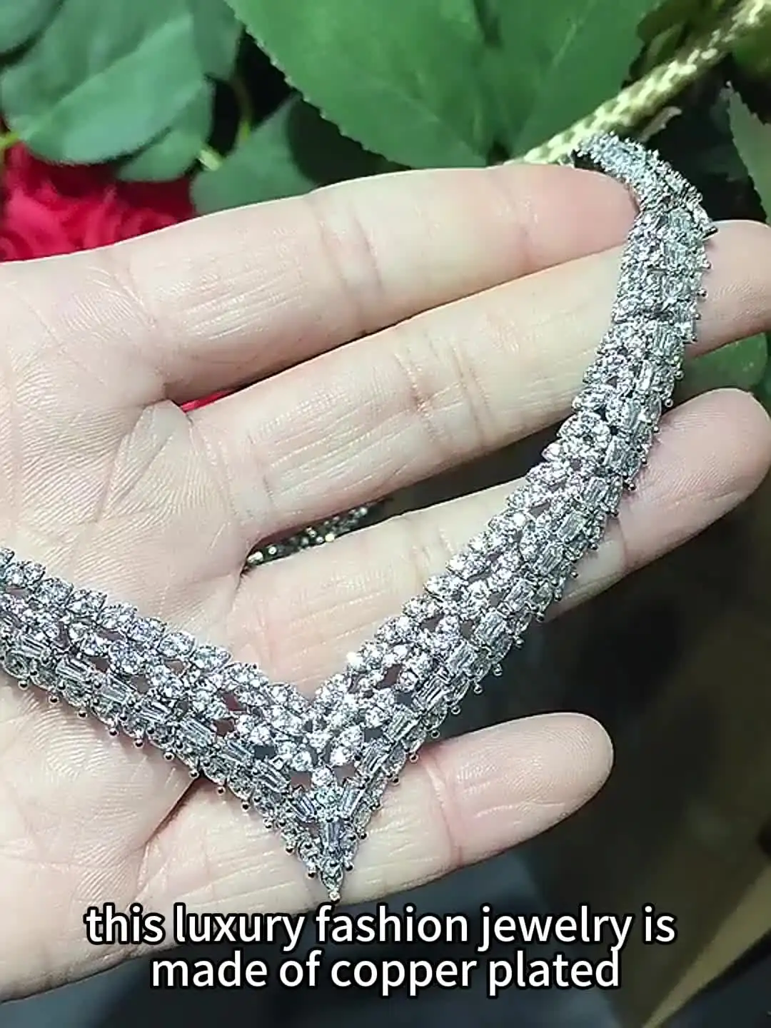 HIBRIDE Vintage Geometric White Gold Color CZ Jewelry Sets