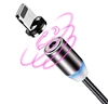 Wholesale Phone Charger 1M Led Light Nylon Braided Magnetic Oem Micro Usb Charging Cables