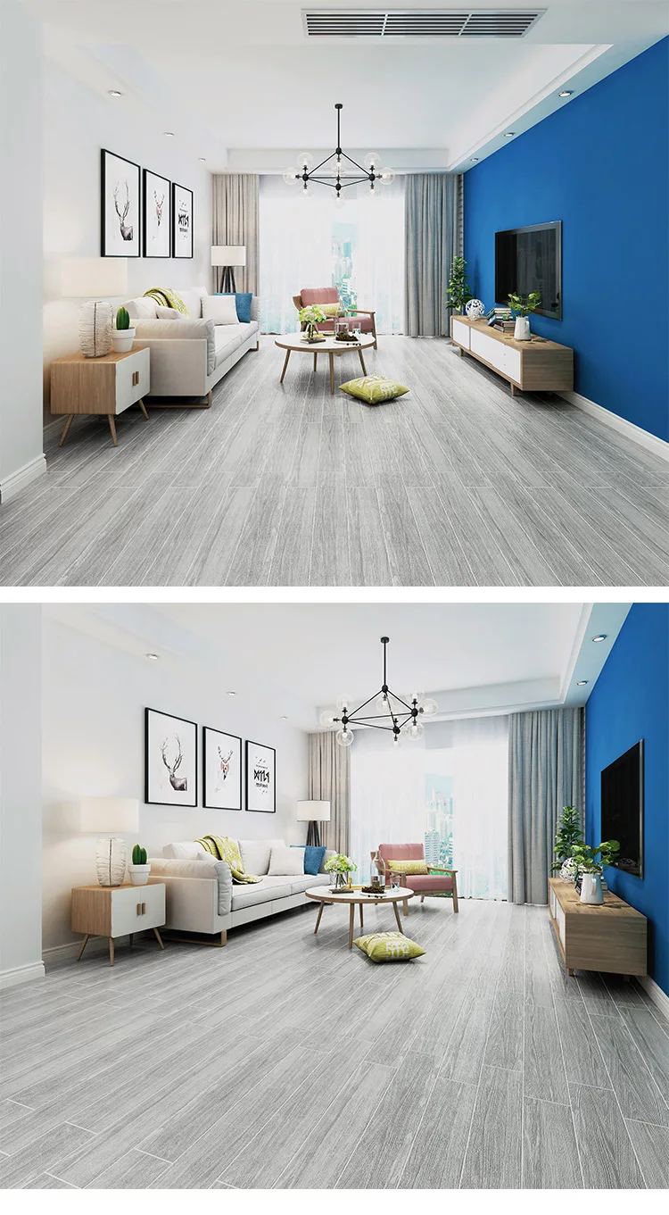 Grey Ceramic Floor Wood Look Tile 150x800 Tile - Buy 150x800 Tile,Wood