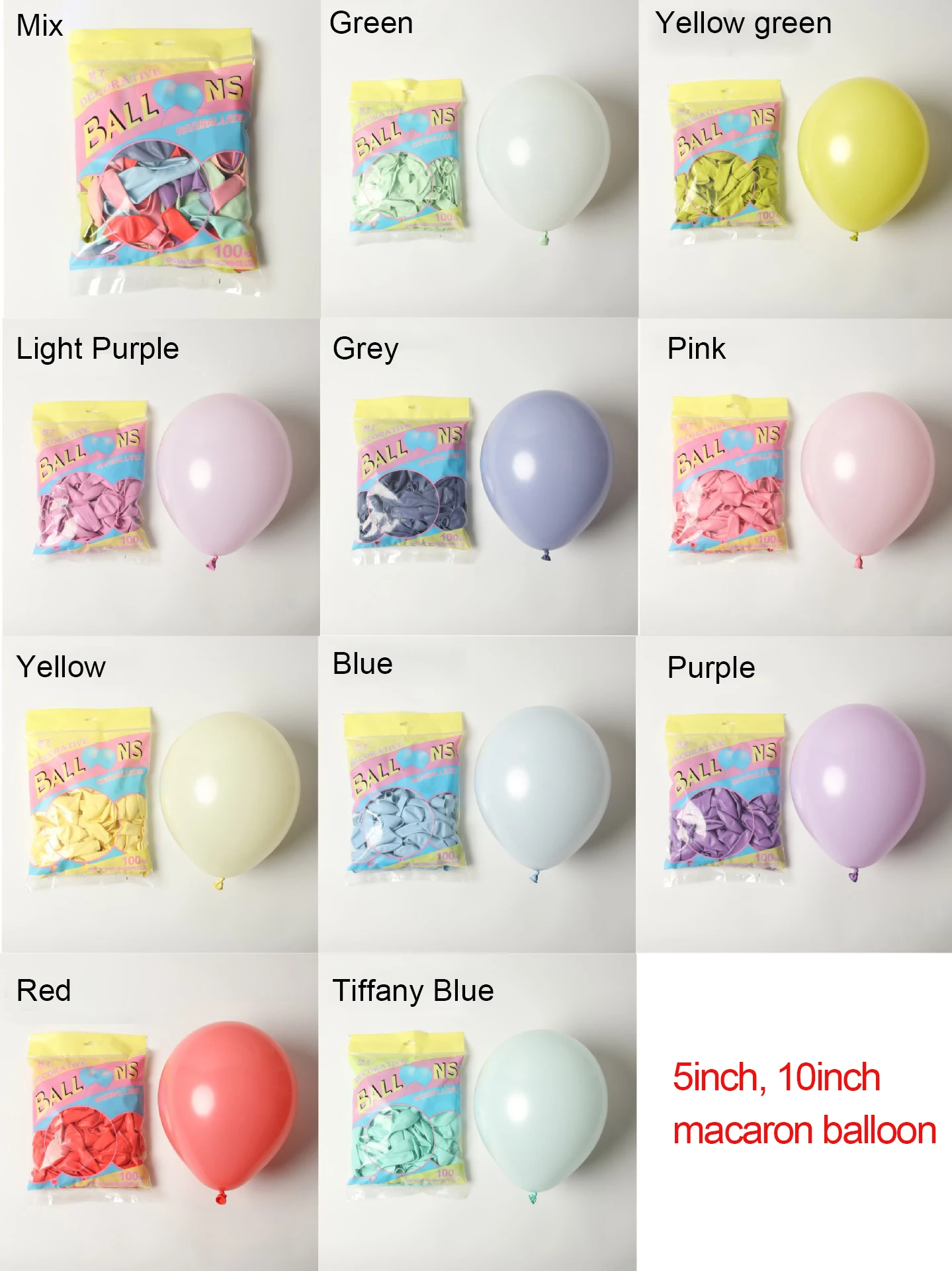 Wholesale 5inch12inch18inch36inch Latex Balloon Natural Rubber Balloon