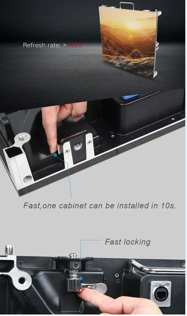 Indoor P2.5 led video panel 2.5mm pixel pitch led tv screen for rental commercial advertising