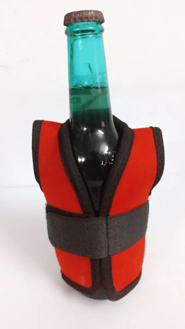 Neoprene Safty Vest Beer Bottle Holder Mini Tactical Beer Can Vest
