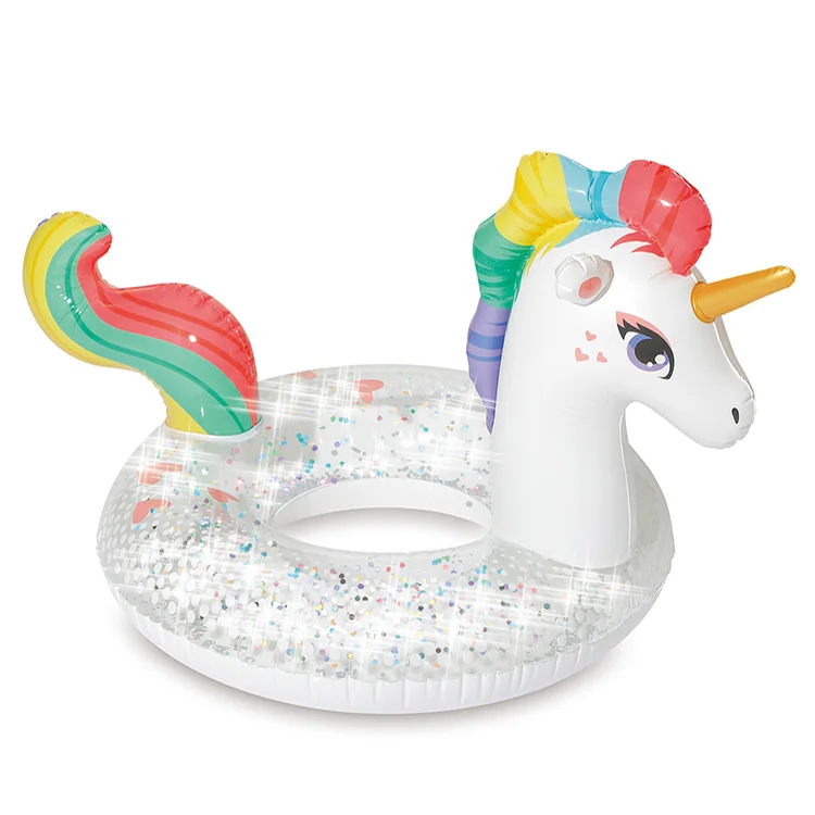 Pvc Ecofriendly Material Inflatable Swan Flamingo Unicorn Water Pool