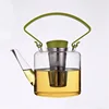 High Quality Pyrex Glass Tea Pot Easy Clean Glass Tea Pot With Infuser For Tea