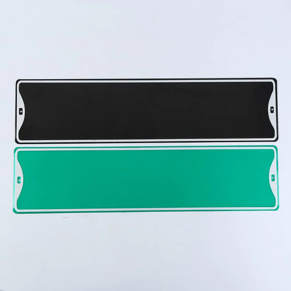 Wholesale Blank Plastic License Plates Cheap Custom Number Plate Blank