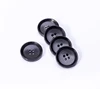 2019 hot sales superior quality 4 hole sewing coat jacket black round real natural horn button for man shirt clothes