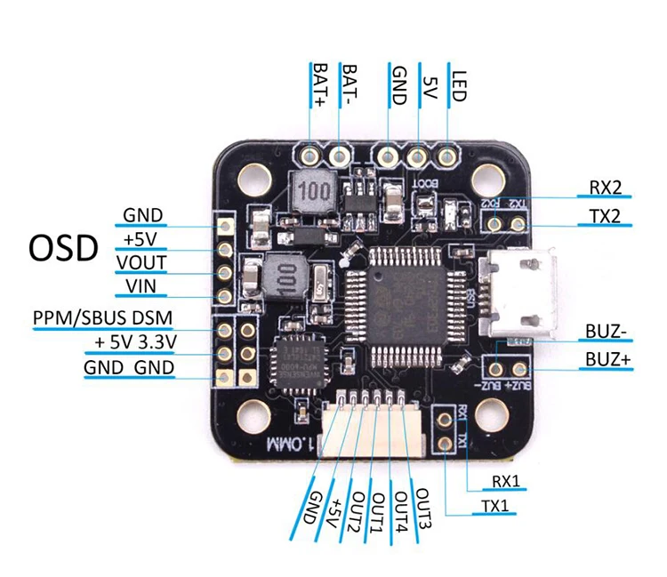 Mini osd схема