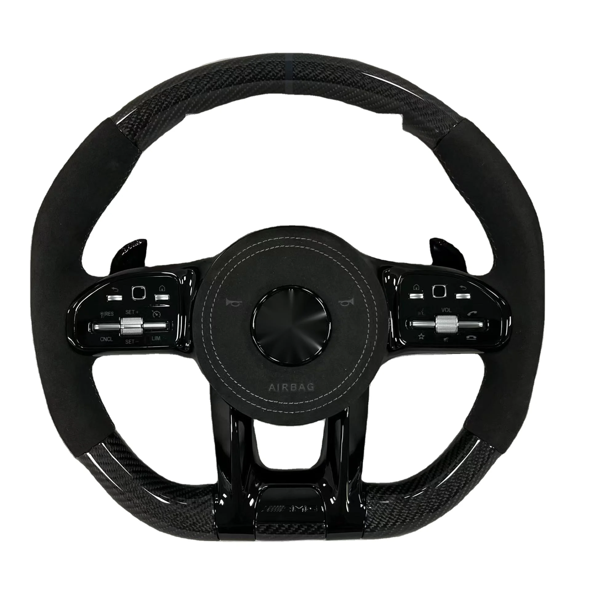 For Custom Carbon Fiber Steering Wheel For Benz W204 W205 C118 W177 Amg809 For Mercedes