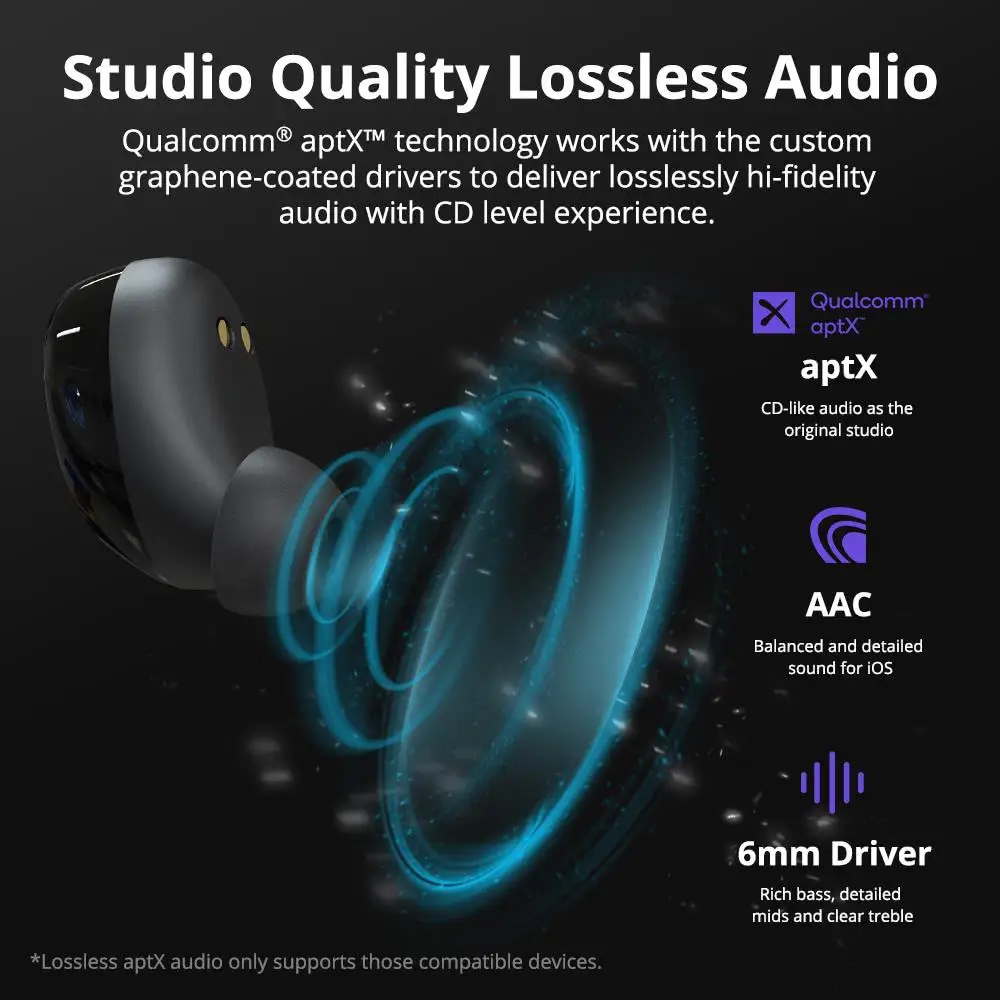 Tronsmart Onyx Neo TWS Earpiece Bluetooth 5.0 Earphones Sport Earbuds Headset With Mic For smart Phone Xiaomi Samsung Huawei LG - ANKUX.COM
