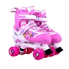 2019 Hot sale PP Flashing Roller Skates shoe PVC wheels new model quad skate for boys and girls