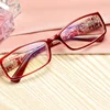 Amazon Fashionable Designer Reading Glasses Spring Strings Eyewear Anti Blue Light Eye Glasses Eyeglasses
