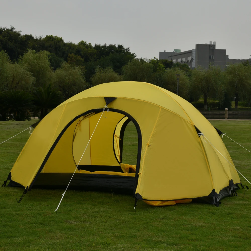 190t 聚酯 pu 塗層防水圓頂戶外揹包旅遊 glamping 豪華貝爾帳篷