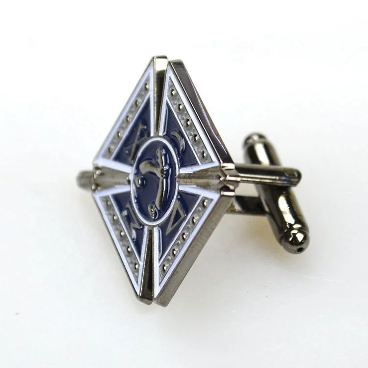 Artigifts high quality blanks wholesale stainless steel men fashion luxury gemstone cufflinks 