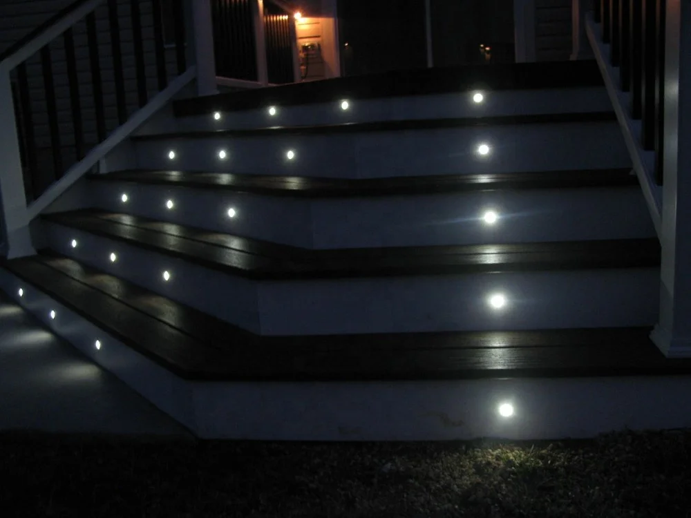 WIFI Controlled Timer 12V RGB RGBW Yard Terrace LED Deck Stair Soffit Step Lights for Alex Smart Home