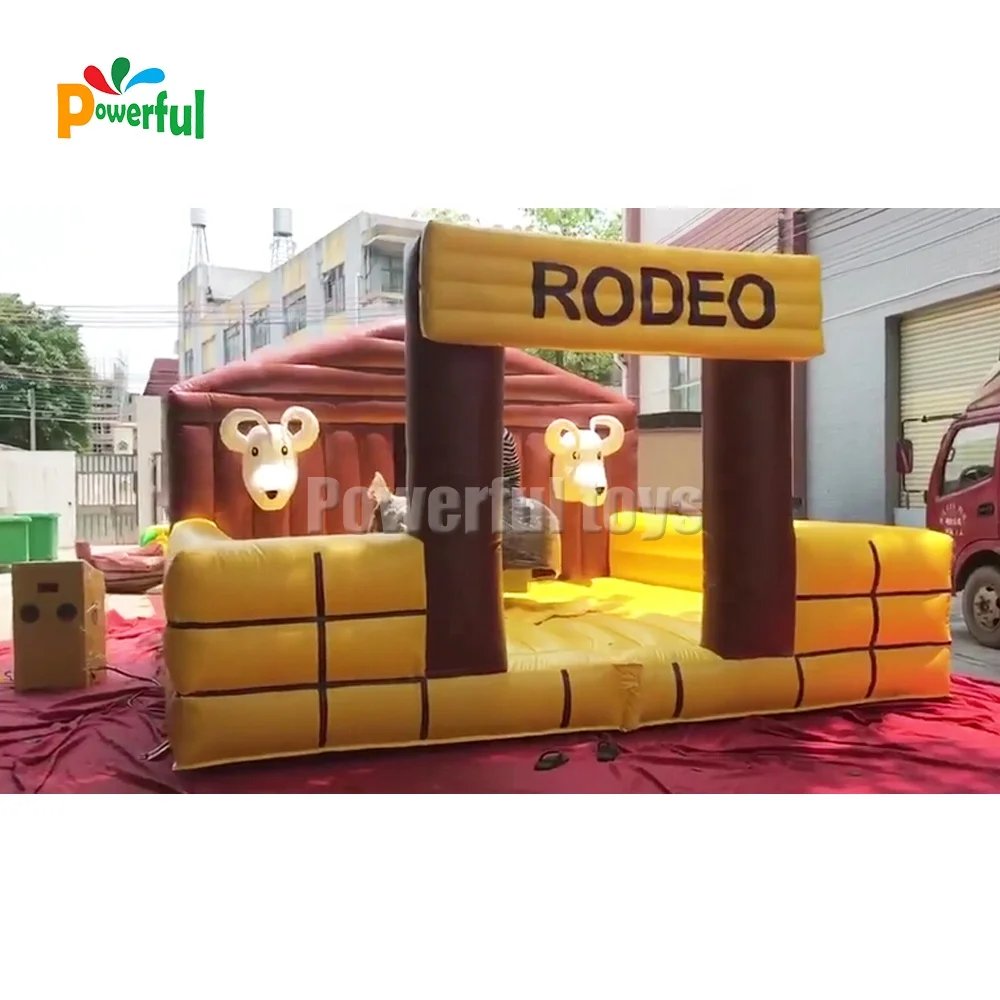 Hot sale inflatable mechanical bull, inflatable rodeo bull ride for sale