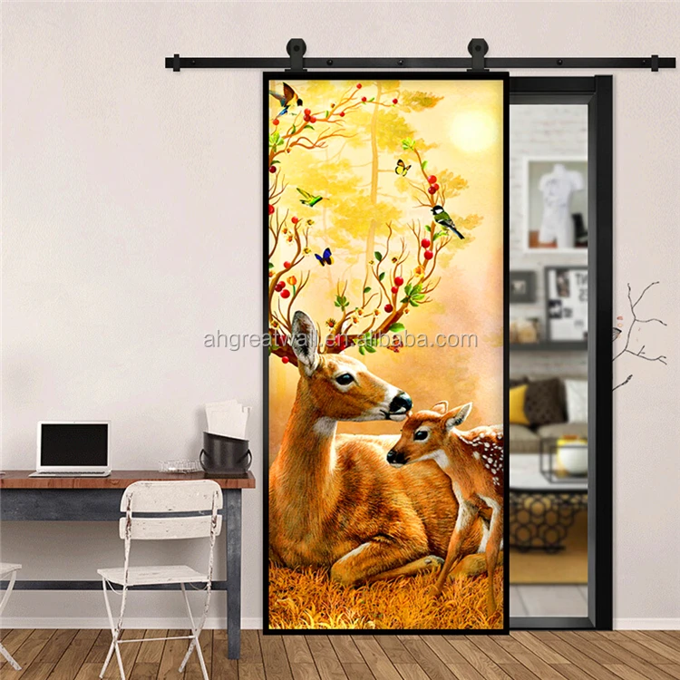 promotional new style white decorative dust proof custom security screen cost of sliding glass doors