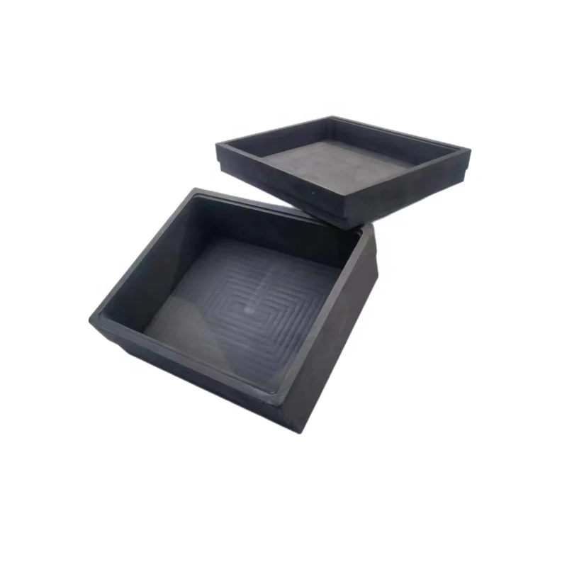 product factory price custom new design ingot mold graphite crucible for precious metal gold silver copper bar casting customized molds-3