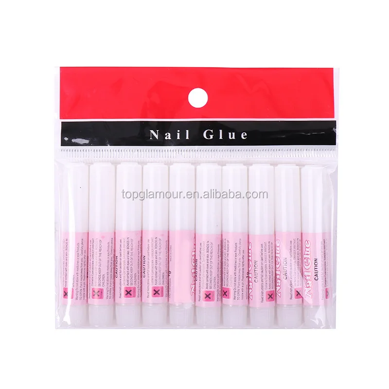 Wholesale Cheap Price Private Label Nontoxic Organic Cyanoacrylate Nail Glue 2g For False Press