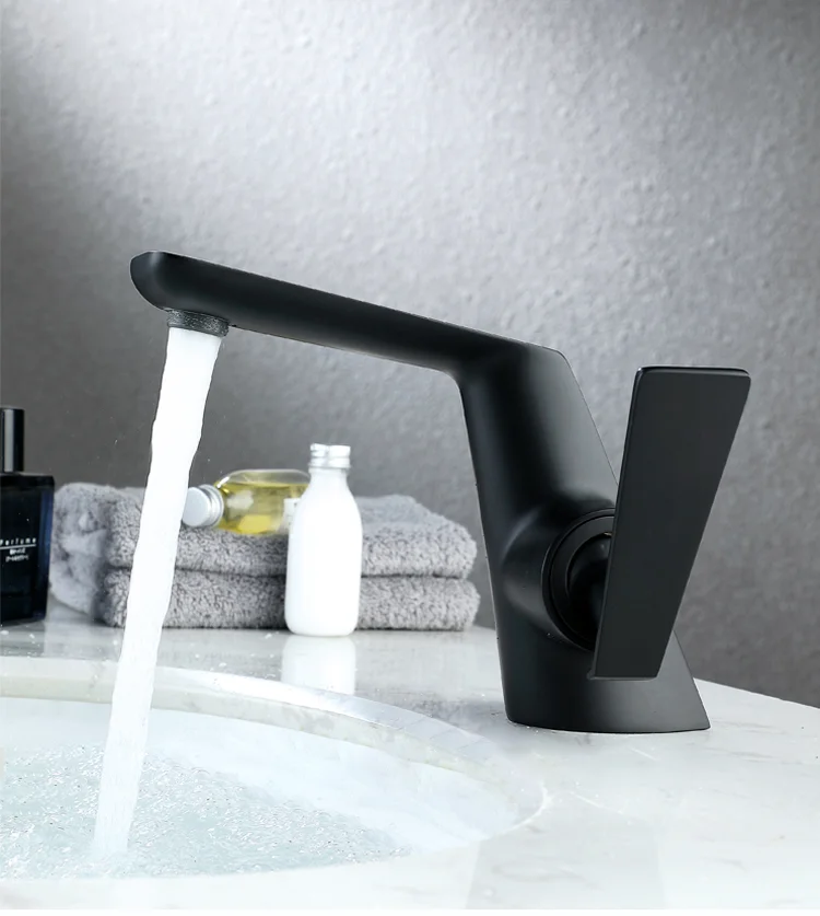 Manufacturer Bathroom Sink Contemporary White Gold Bathroom Sanitary Designed Wash Basin Faucet