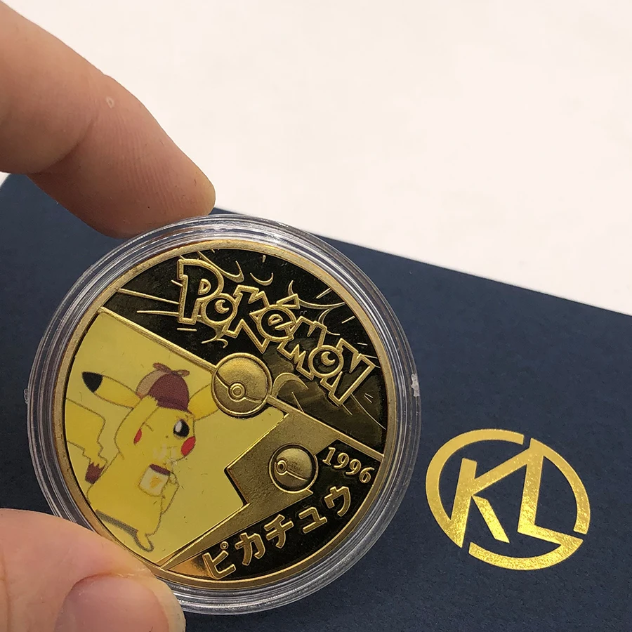Details about   Pokémon Coins Gold Plated Collectibles Gift Set Commemorative Birthday Anime Jap 