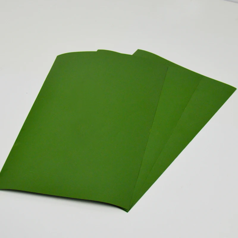 3毫米 pvc 软板绿色 a4 激光可打印 pvc 塑料板