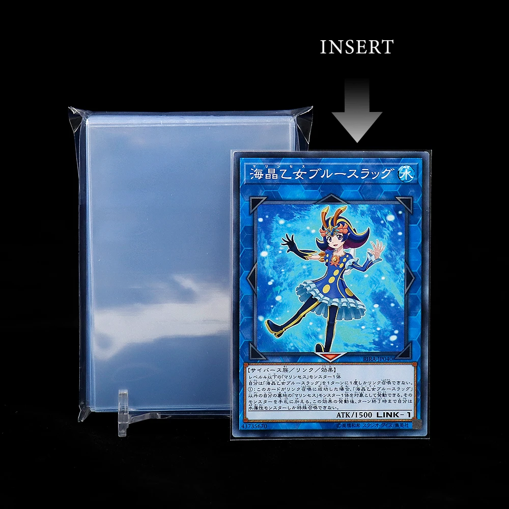alibaba card sleeves Wholesale PP Waterproof Protector Custom Soft for Trading Card Sleeves Clip for Yu-Gi-Oh. Baseball for Cards