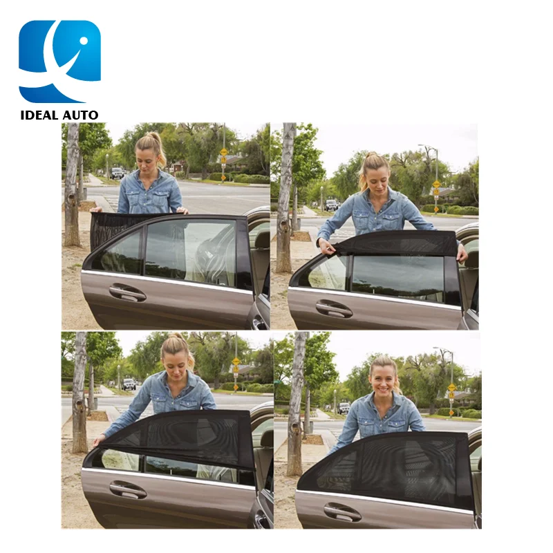 Car Door Winddow Sunshade Car Window Socks - Buy Nylon Mesh Sunshade ...