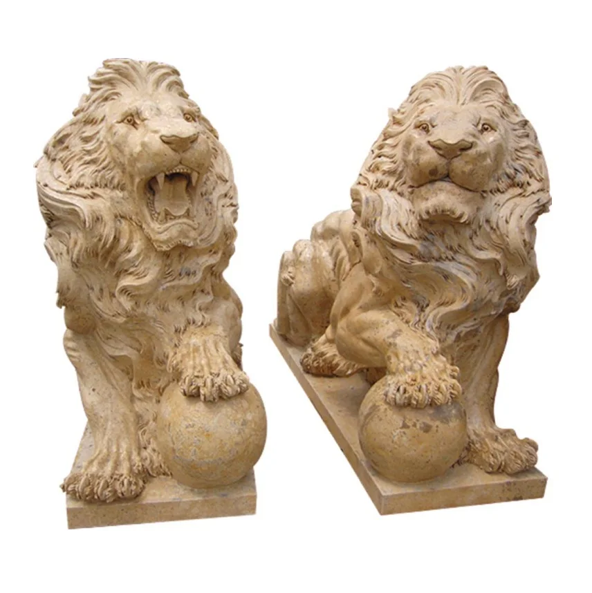 MGL020 Promotion Custom High Quality Garden Statues Marble Lion