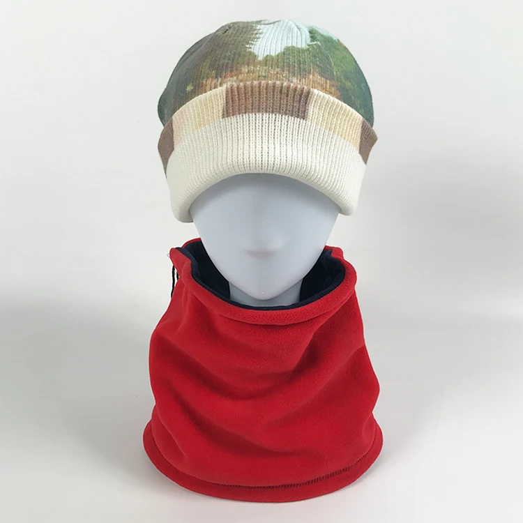 Custom Outdoor Sports Neck Warmer Winter Multifunction Polar Fleece