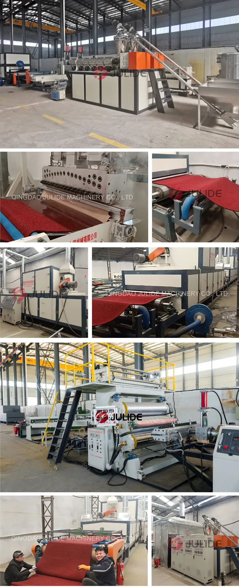 Pvc Coil Mat Roll Making Machine Pvc Floor Mat With Shinning Diamond