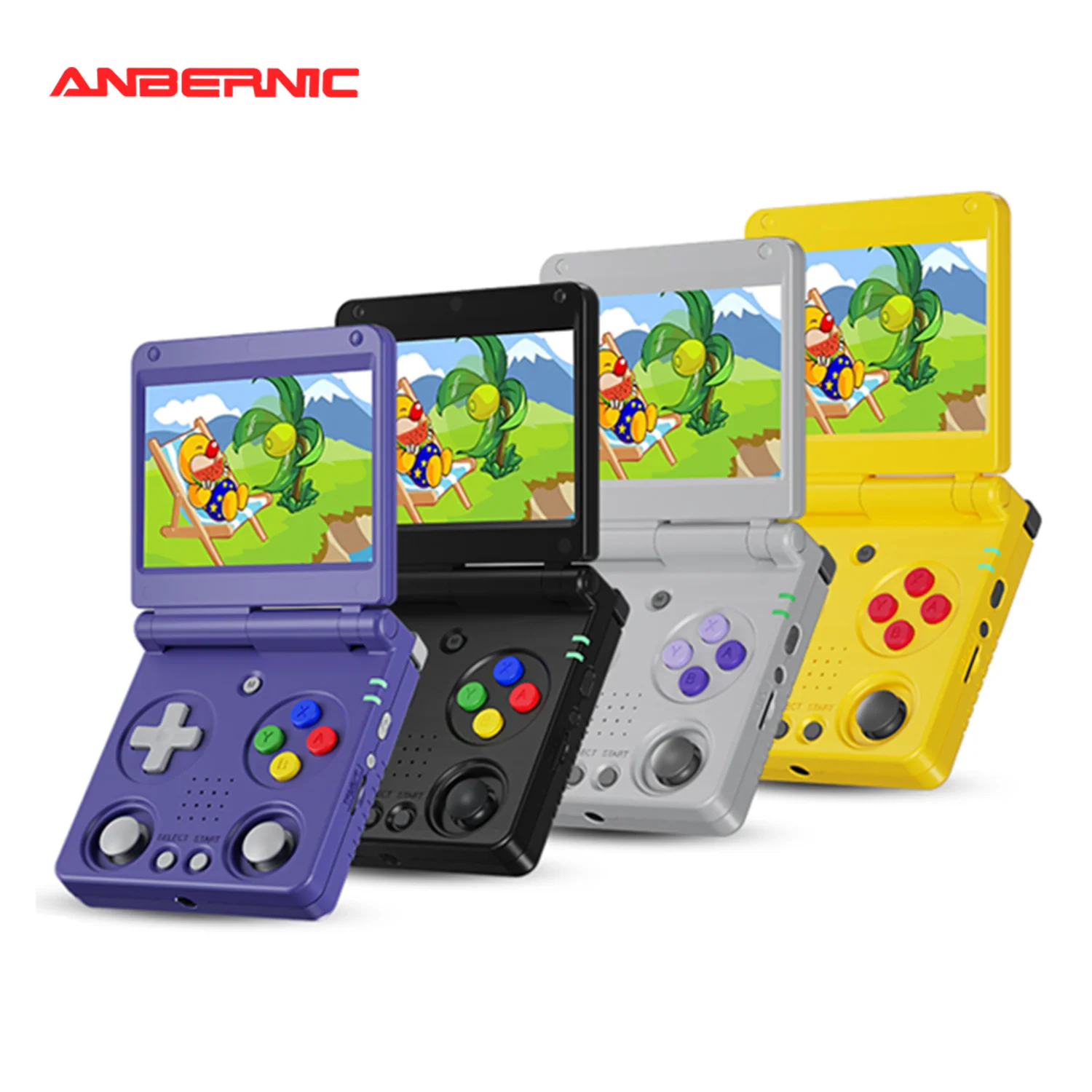 Anbernic RG 34XXSP Retro Handheld Console, 64GB Linux System