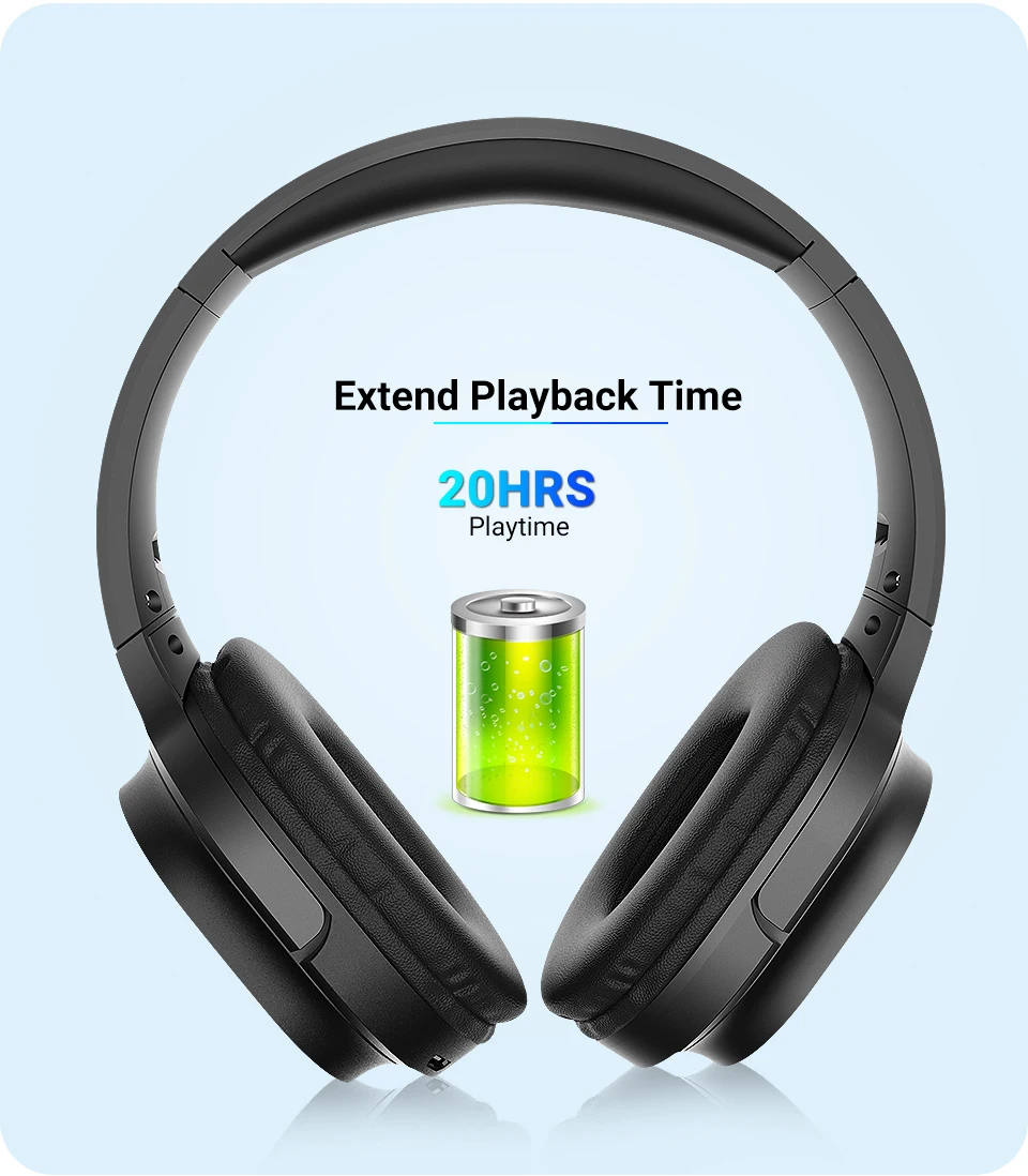 Best Seller Wireless Noise Cancelling Headband Earbud Sports Stereo Headset Foldable Deep Bass OEM Bluetooth Earphones Headphone - ANKUX.COM