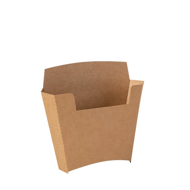 Disposable custom chips fast food corrugated carton paper box for French fries