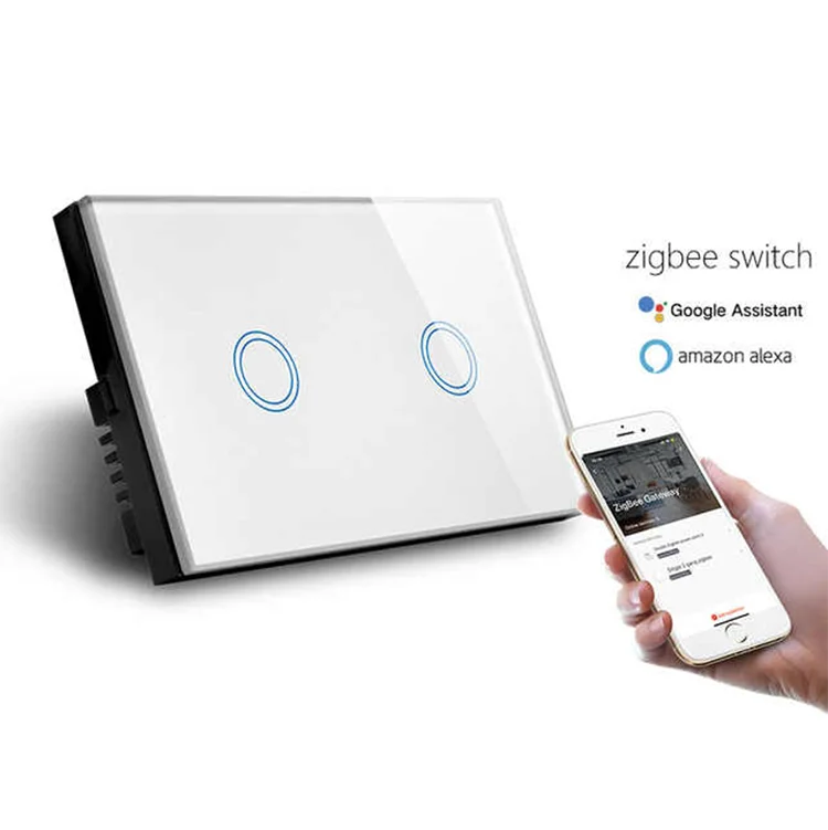 Hot selling wireless 1/2/3/4 gang smart light touch wall switch with remote control function