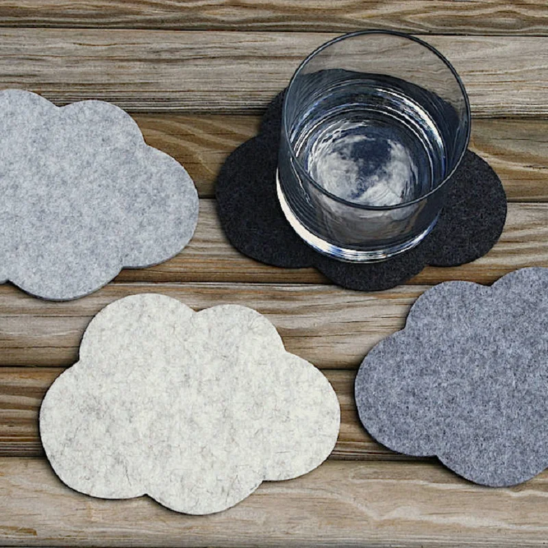 Multifunctional snowflake glass coaster